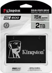 SSD накопичувач Kingston KC600 2TB (SKC600/2048G) [81586] - мініатюра 4