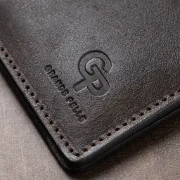 Чоловіче шкіряне портмоне GRANDE PELLE 9х18х1 см acs0018641 - мініатюра 9