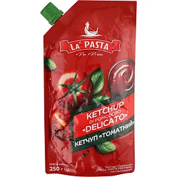Кетчуп La'Pasta Per Primi Томатний пастеризований 250 г