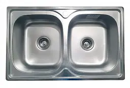 Кухонна мийка Romzha Fifika 2C Satin RO44015, Сірий