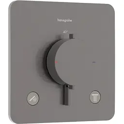 Термостат для душу Hansgrohe Ecostat Comfort Q прихованого монтажу 2 function brushed black chrome 33713340