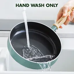 Сотейник GreenPan Mayflower з кришкою 24 см 2.6 л блакитний (CC001682-001) - мініатюра 2