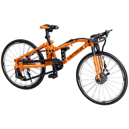 Конструктор велосипед  ZHEGAO DOWNHILL BIKE  швидкісний гірський 253 деталі - мініатюра 3