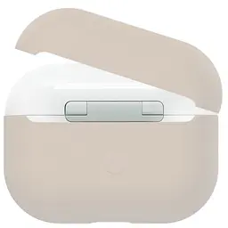 Чохол Ultrathin Silicone Case для AirPods Pro Stone White [52480] - мініатюра 2