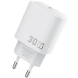 МЗП G008 Essen PD30W GaN (1USB-C) White Wiwu teh0029661