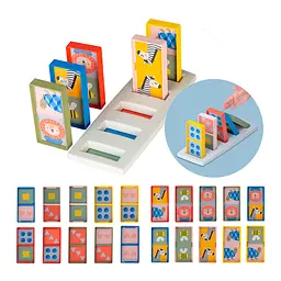 Уцінка. Розвиваюча гра Taf Toys колекції Савана Моє перше доміно (12865)  - мініатюра 2
