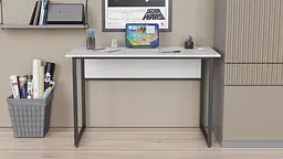 Комп'ютерний стіл Ferrum-decor Коді 75x120x60 чорний ДСП Білий 16мм (FRD-103741)