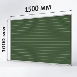Крейдяна зелена дошка ТСО 1000х1500 мм "ЛІНІЯ"