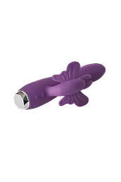 Вібратор кролик Dream Toys Flirts Butterfly Vibrator Purple - мініатюра 3