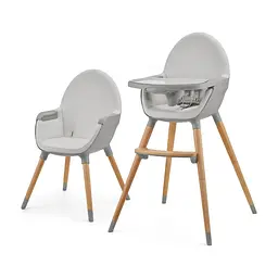 Стілець для годування Kinderkraft 2 в 1 Fini 2 Grey (5902533924509)