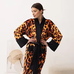 Кімоно жіноче з плюшевого велюру Kimono Сonfidence 18395 S - мініатюра 5
