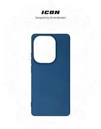 Чехол ArmorStandart ICON для Xiaomi Redmi Note 13 Pro 4G Dark Blue (ARM73137) - мініатюра 3