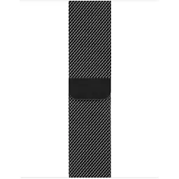Ремінець DK CDK для Apple Watch 44mm (Series 4 / 5 / 6 / SE1 / SE2) Метал Milanese Loop (05527) (black) - мініатюра 2