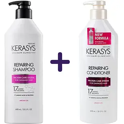 nabir-shampun-kerasys-hair-clinic-repairing-shampoo-vidnovliuvalnyi-600-ml-kondytsioner-kerasys-hair-clinic-repairing-rinse-vidnovliuvalnyi-600-ml