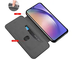 Чохол-книжка Primolux Besus для телефону Samsung Galaxy A54 (SMA546) Black - мініатюра 6