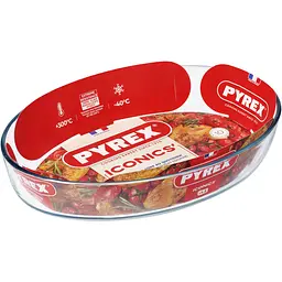 Форма для запікання Pyrex овальна 35х24х6 см 3.1 л (346B000/8046) - мініатюра 3