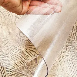 Силіконова скатертину М'яке скло Soft Glass Покриття для меблів 3.2х1.0м (товщина 1.0 мм) Матова - мініатюра 8