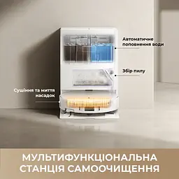 Робот пилосос миючий MOVA S70 Roller Black - мініатюра 9