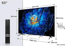 Телевізор TCL 65C6K - мініатюра 6