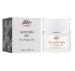 Гель-маска Алое Вера Gel-mask aloe vera Mila perfect 50 мл - мініатюра 2