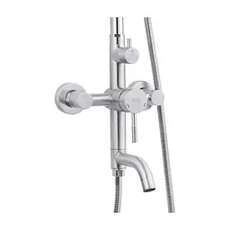 Душовий гарнітур Kroner Edelstahl Klassisch-ESG063 + змішувач Edelstahl Klassisch-ESG010 (CVS30204) - мініатюра 7