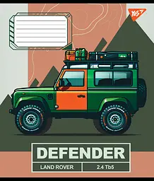 Набір зошитів Yes Off road vehicle А5 в лінійку 48 аркушів 10 шт. (767391) - мініатюра 2