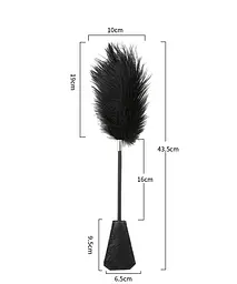 Стек Fetish B-Series Tickler & Whip 1.0 чорний - мініатюра 6