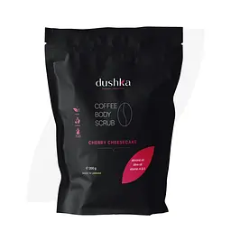 Кавовий скраб для тіла Вишневий чизкейк Dushka 200 г