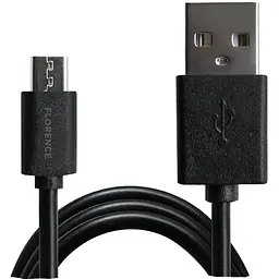 Мережевий зарядний пристрій Florence 2USB 2A + MicroUSB Cable Black (FL-1021-KM) - мініатюра 3