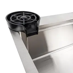 Кухонна мийка зі змішувачем Platinum Handmade Водоспад 75x45B PVD з нержавіючої сталі 78x45x21 см сатин - мініатюра 7