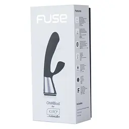 Інтерактивний вібратор-кролик OhMiBod Fuse for Kiiroo Black Kiiroo SO2907 90338 - мініатюра 4