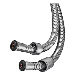 Шланг для душу Zerix Chr.F16 розтяжний 150-200 см ZX0114, Хром - мініатюра 2