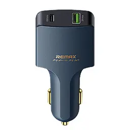 Автомобільний зарядний пристрій Remax RCC326 USB/Type-C QC PD 100W синьо-чорний