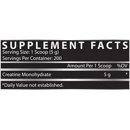 Креатин Nutrex Research Creatine Monohydrate 1000 г - мініатюра 2