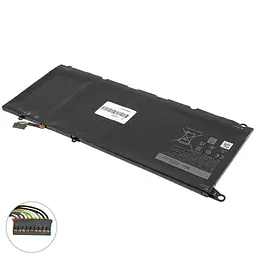 Акумулятор Dell JD25G (XPS 13 9343, 9350) 7.4V 52Wh Black - мініатюра 2