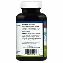 Порожні желатинові капсули Carlson Empty Gelatin Capsules  # 1 Med-SM 200 шт. - мініатюра 2