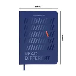 Щоденник читацький «Read different» синій - мініатюра 3
