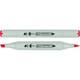 Набір спиртових маркерів Santi Brush SA-11 кармін 6 шт. (390956)