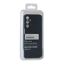 Чохол-накладка Liquid Silicone AA Samsung Galaxy A15 4G / A15 5G Black (35384_3345992) - мініатюра 2