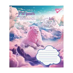 Зошит Yes Let your dreams 12 аркушів лінія (766947), в асортименті - мініатюра 4