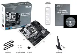 ASUS Материнська плата PRIME B660M-A WIFI D4 s1700 B660 4xDDR4 M.2 HDMI DP Wi-Fi BT mATX - мініатюра 2