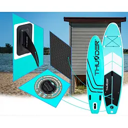 Надувна дошка SUP THUNDER Coast 320 см з веслом Mint - мініатюра 11