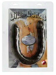 Двосторонній фалоімітатор You2Toys Ultra-Dong 43 см чорний - мініатюра 4