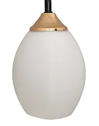 Настільна лампа Brille LK-725T/1 E27 WH/BK - мініатюра 3