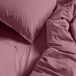 Простирадло Cosas на резинці з вареної бавовни 80х200 lilac, ліловий (41WashedCottonLilac_80x200x20) - мініатюра 2