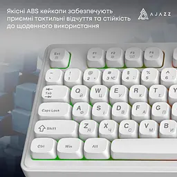 Клавіатура Ajazz AF98 White USB-C (AF98-W) - мініатюра 9