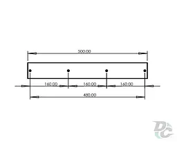 Ручка профільна UA 02/0480 CSH Кашемір - мініатюра 2
