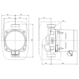 Циркуляційний насос Grundfos Alpha3 25-40 130 (99371952) - мініатюра 9