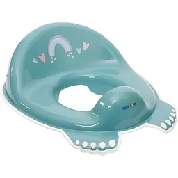 Накладка дитяча на сидіння унітазу антиковзка Tega Baby Meteo turquoise