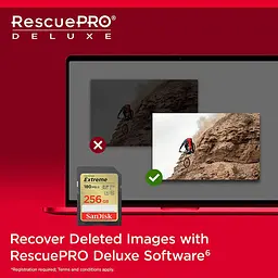 Карта пам'яті Sandisk 256GB SD C10 UHS-I U3 R180/W130MB/s Extreme V30 (SDSDXVV-256G-GNCIN) - мініатюра 3